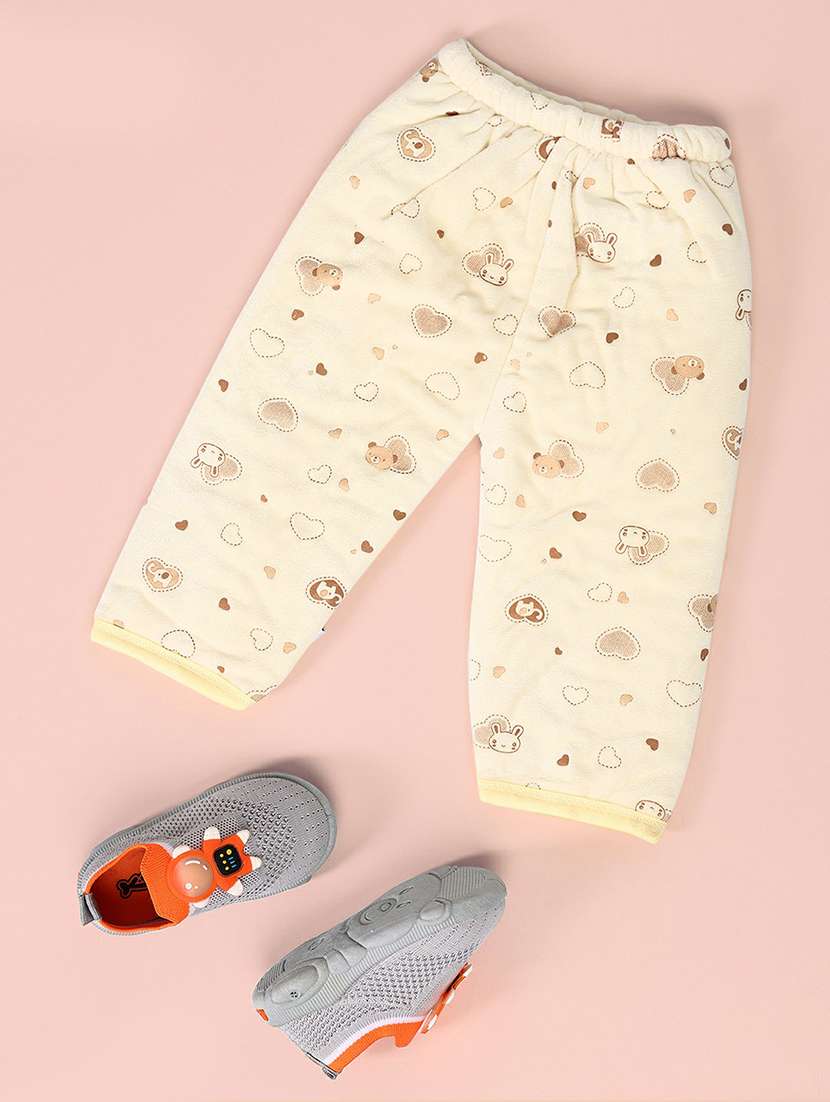 boys beige printed regular trouser - 20595569 - Zoom Image - 0