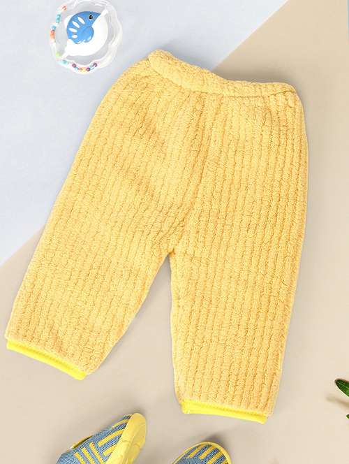 self design brown casual trouser - 20595571 - Standard Image - 0