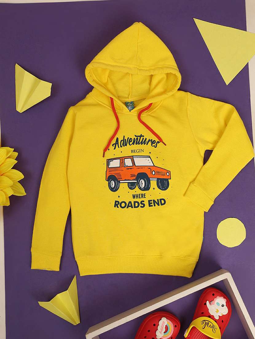 long sleeved front print sweatshirt - 20595780 - Zoom Image - 0