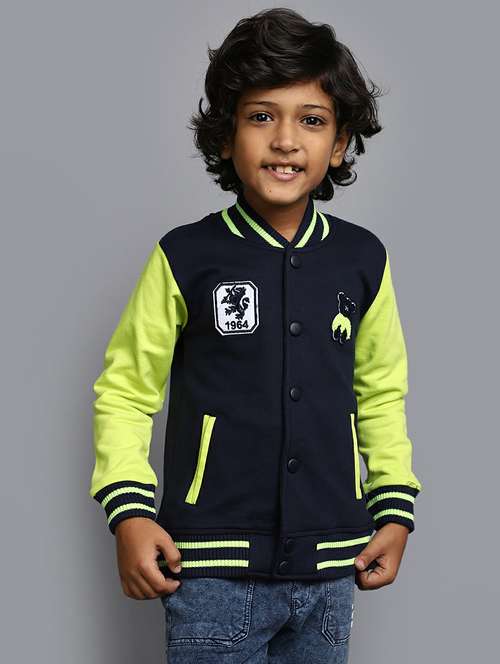boys long sleeved color block sweatshirt - 20595809 - Standard Image - 0