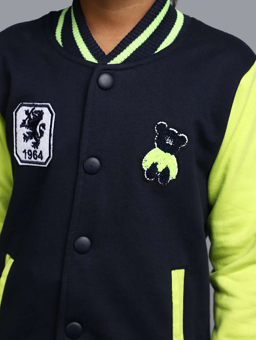 boys long sleeved color block sweatshirt - 20595809 - Standard Image - 5
