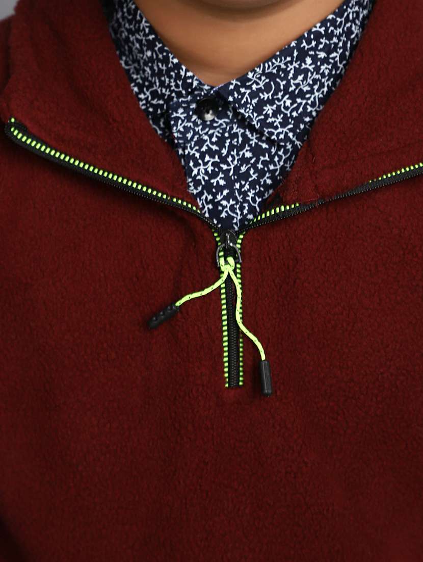 boys maroon sleeveless sweater - 20595852 -  Standard Image - 5