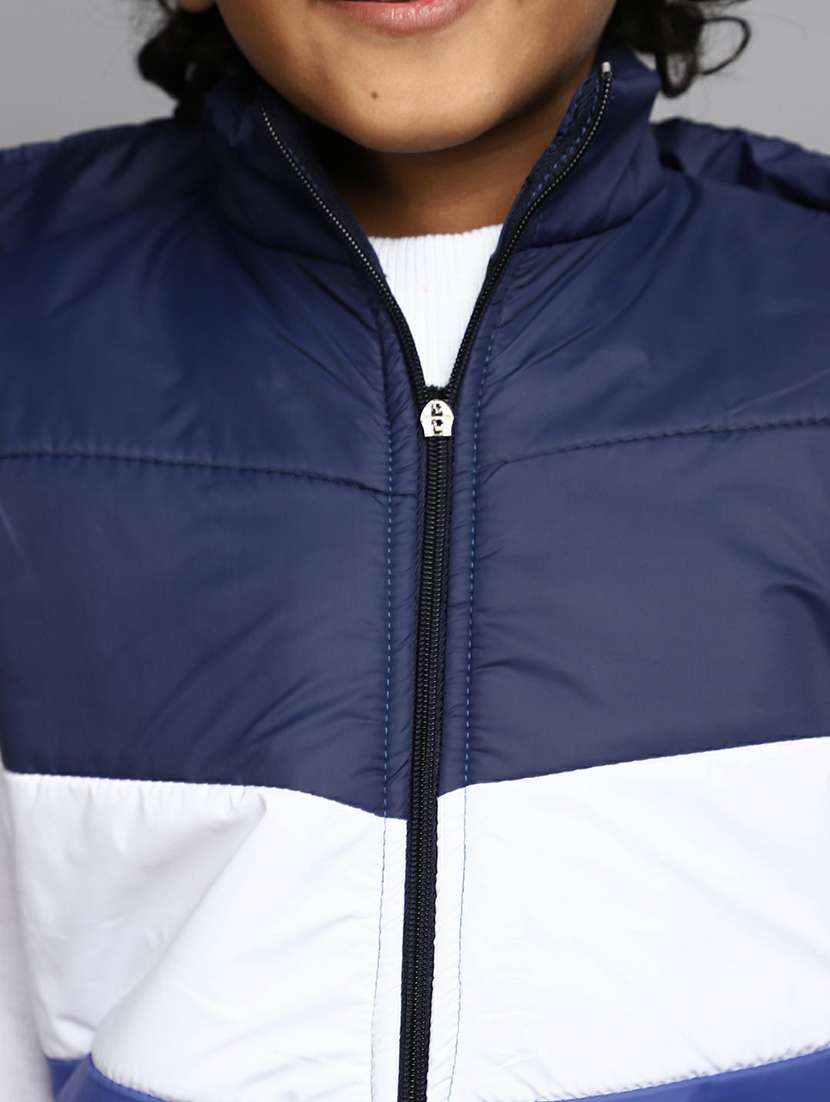 boys color block sleeveless quilted jacket - 20595912 -  Standard Image - 5