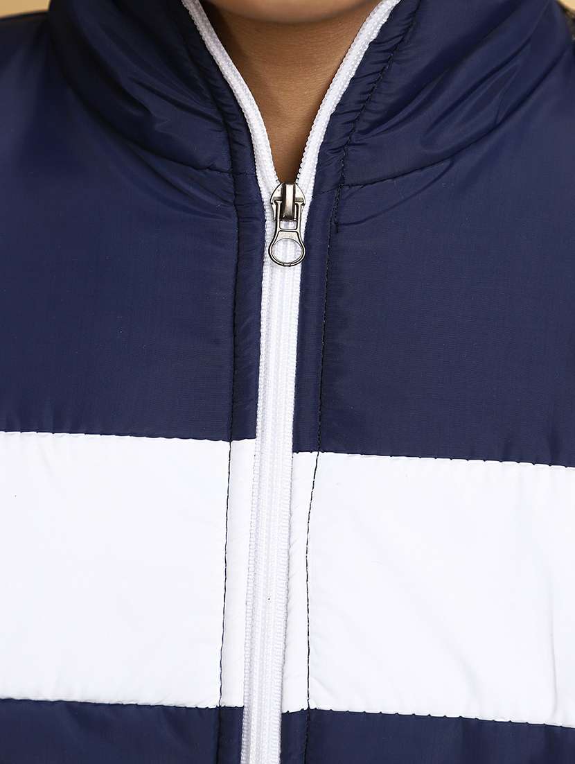 boys color block sleeveless quilted jacket - 20595917 -  Standard Image - 5