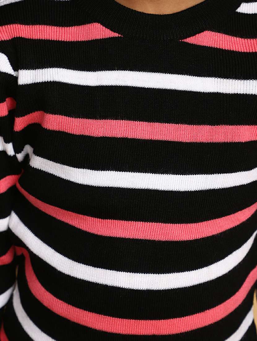 girls multi colored striped sweater - 20595960 -  Standard Image - 5