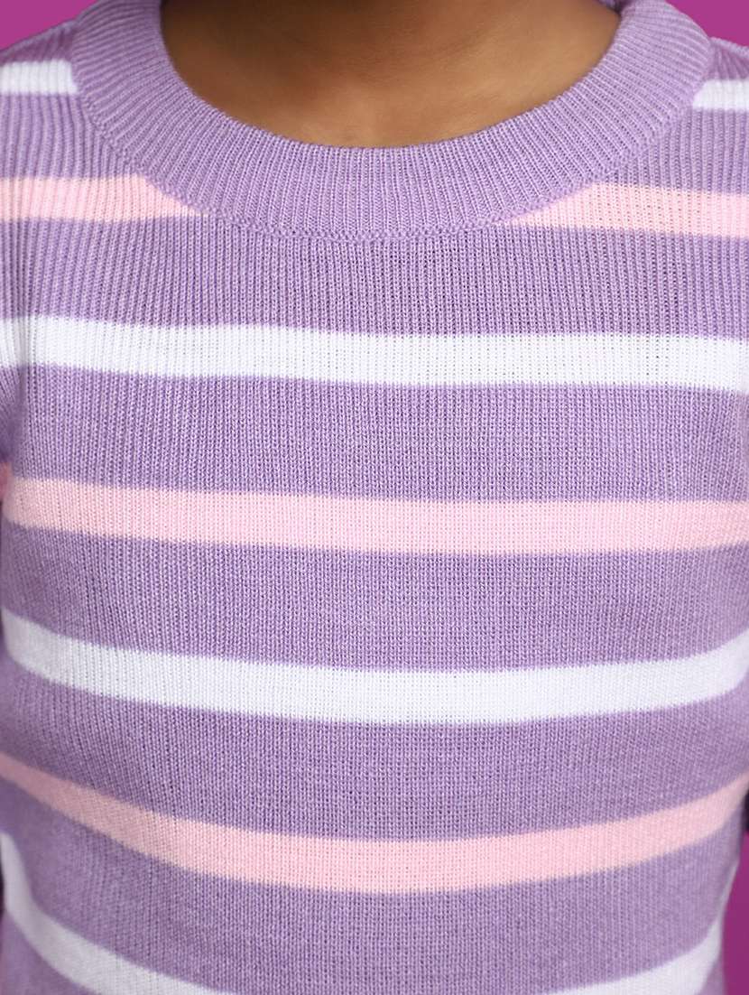 girls multi colored striped sweater - 20595961 -  Standard Image - 5