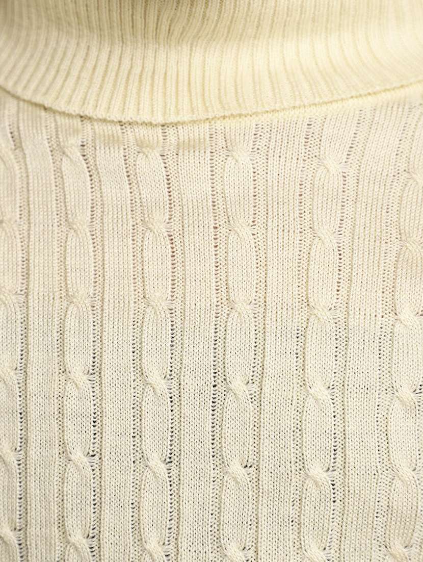 girls light yellow turtle neck sweater - 20595963 -  Standard Image - 5