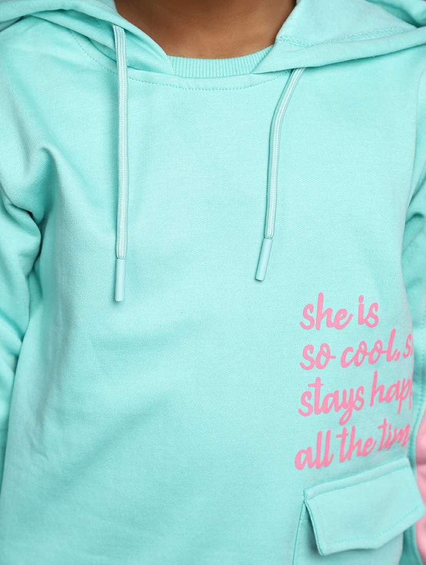 kids sleeves taped detailed hooded sweatshirt - 20596016 - Standard Image - 5