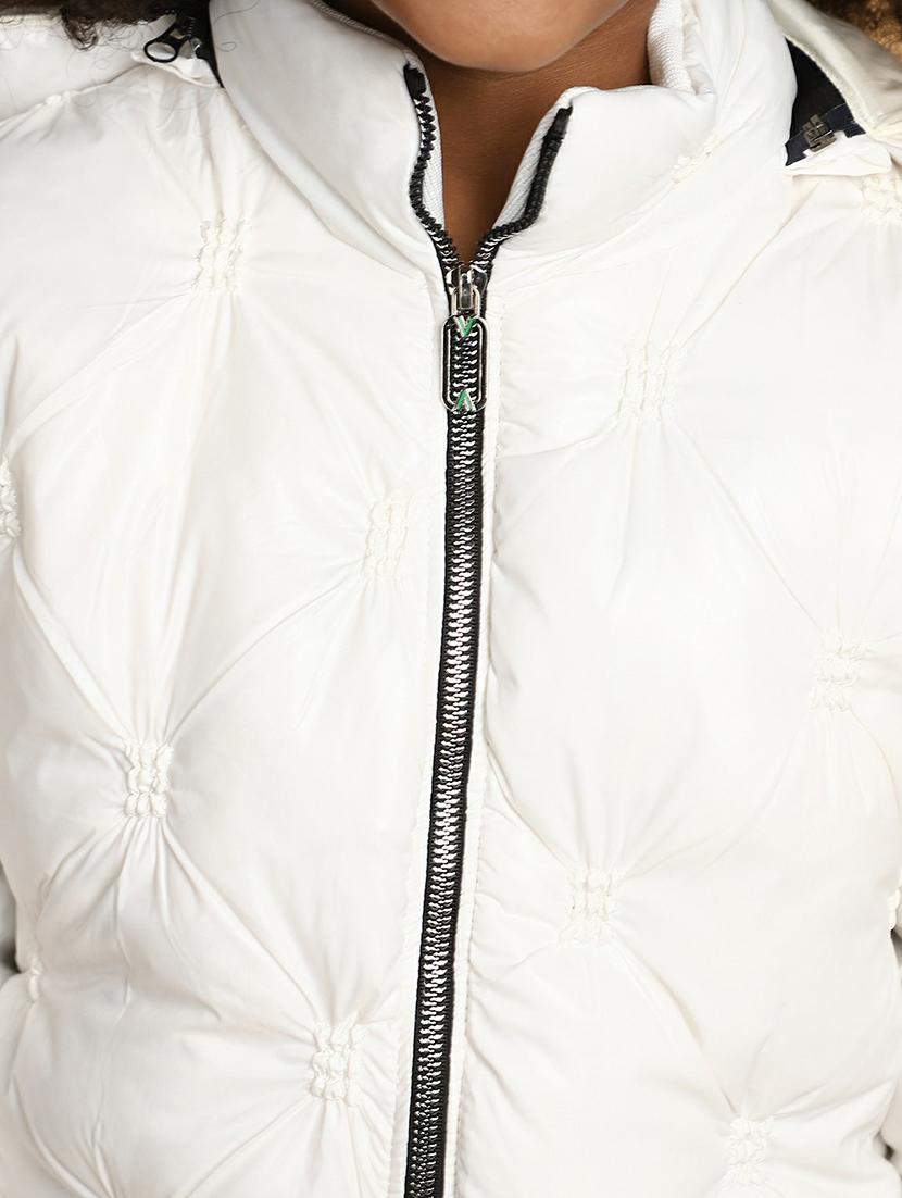 kids white solid detachable hooded jacket - 20596098 - Standard Image - 5