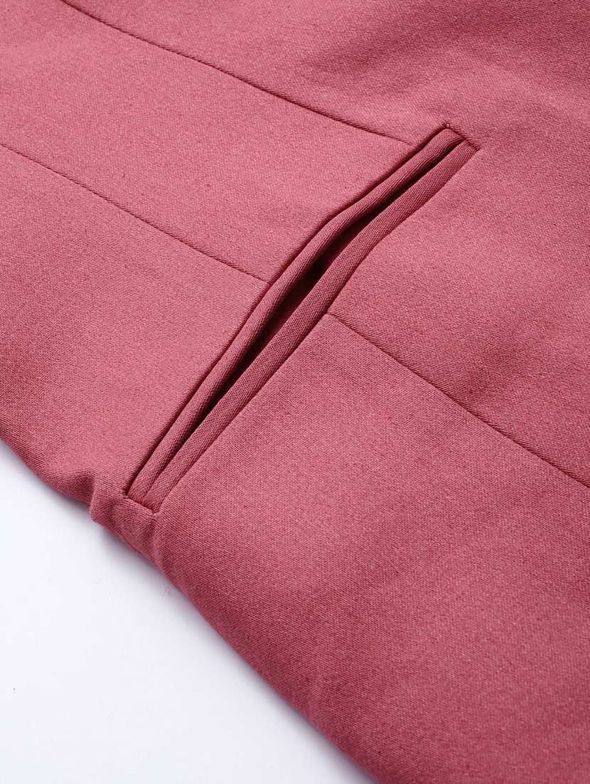 women solid formal blazer - 20596158 - Standard Image - 5