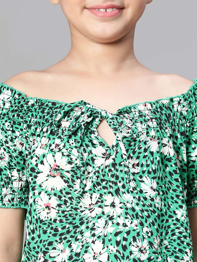girls off shoulder top - 20596778 - Standard Image - 5