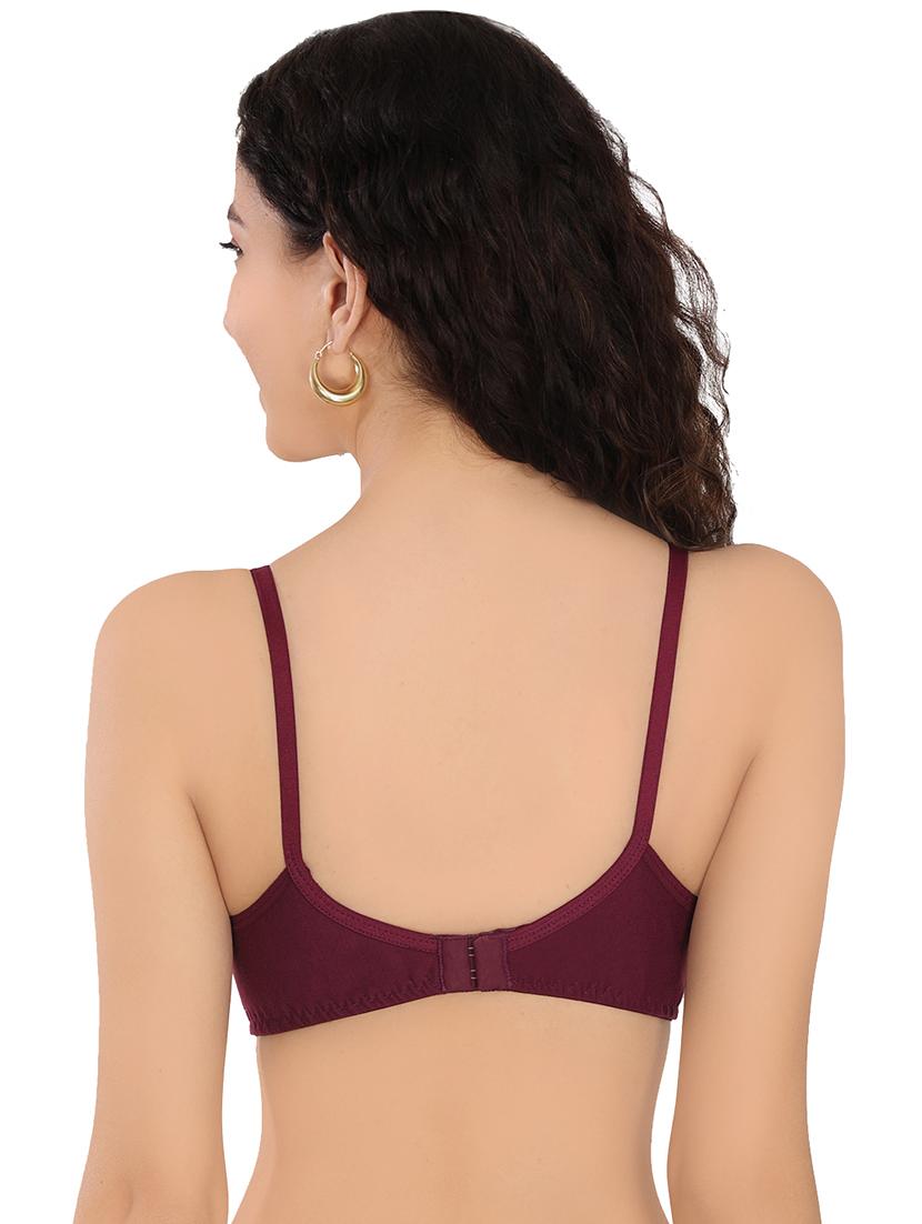 women pack of 3 solid t-shirt bra - 20596809 - Standard Image - 3