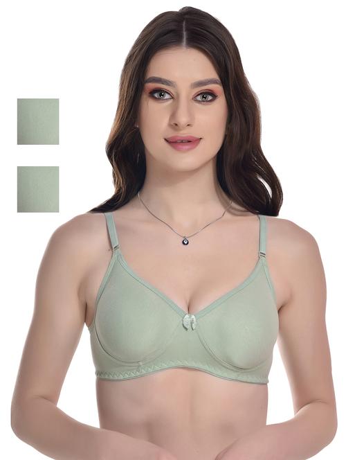 women pack of 3 solid t-shirt bra - 20596833 - Standard Image - 0