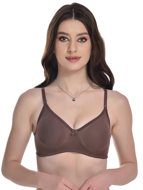 women pack of 3 solid t-shirt bra - 20596834 - Standard Image - 0
