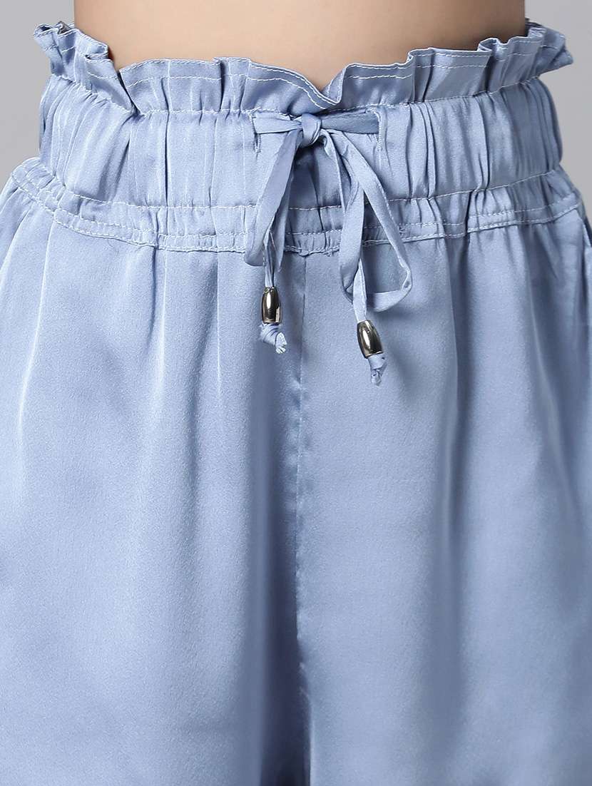 girls solid jogger trouser - 20598263 -  Standard Image - 5