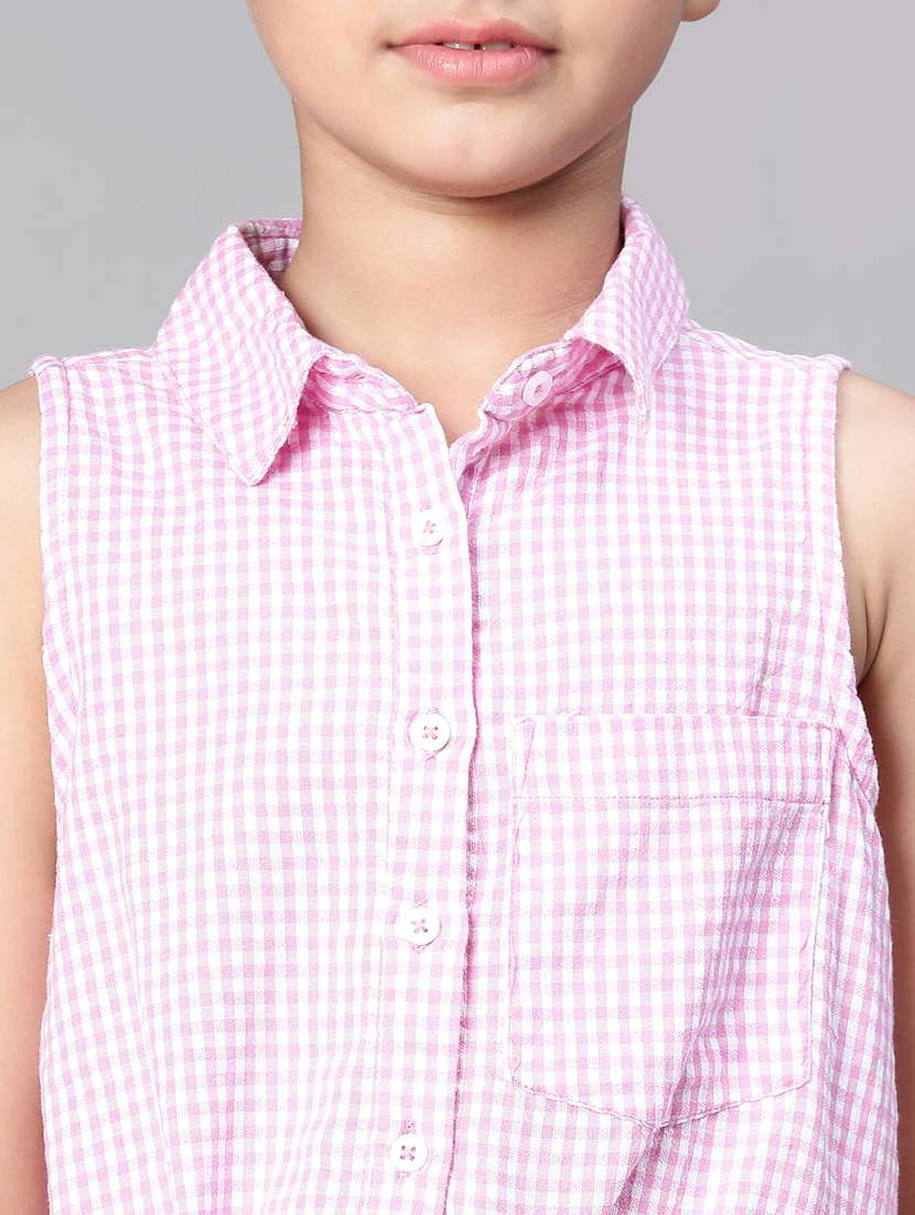 girls collared tank - 20598328 -  Standard Image - 5
