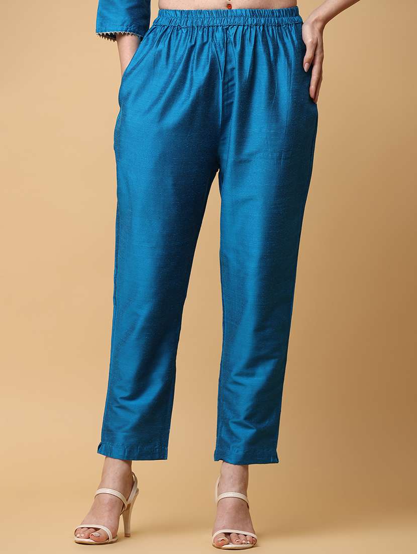 women three quarter sleeve kurta pant with dupatta set - 20598423 - Standard Image - 3