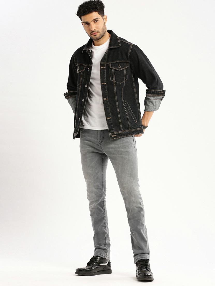 black denim jacket - 20598527 - Standard Image - 5