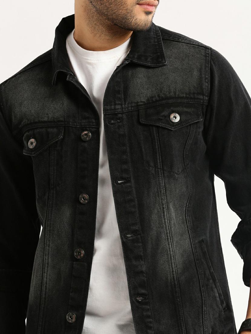 black denim jacket - 20598530 - Standard Image - 5