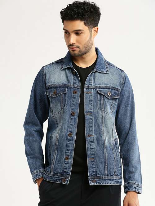 blue denim jacket - 20598535 - Standard Image - 0