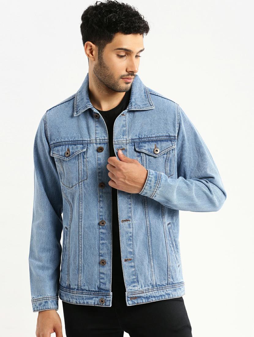 blue denim jacket