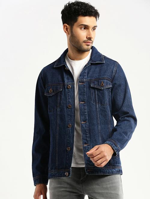 navy blue denim jacket - 20598537 -  Standard Image - 0