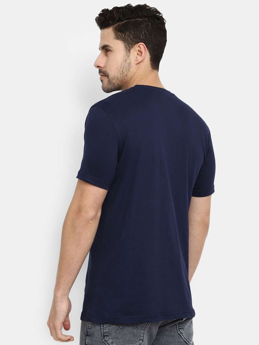 men solids short sleeves t-shirt - 20599789 -  Standard Image - 3