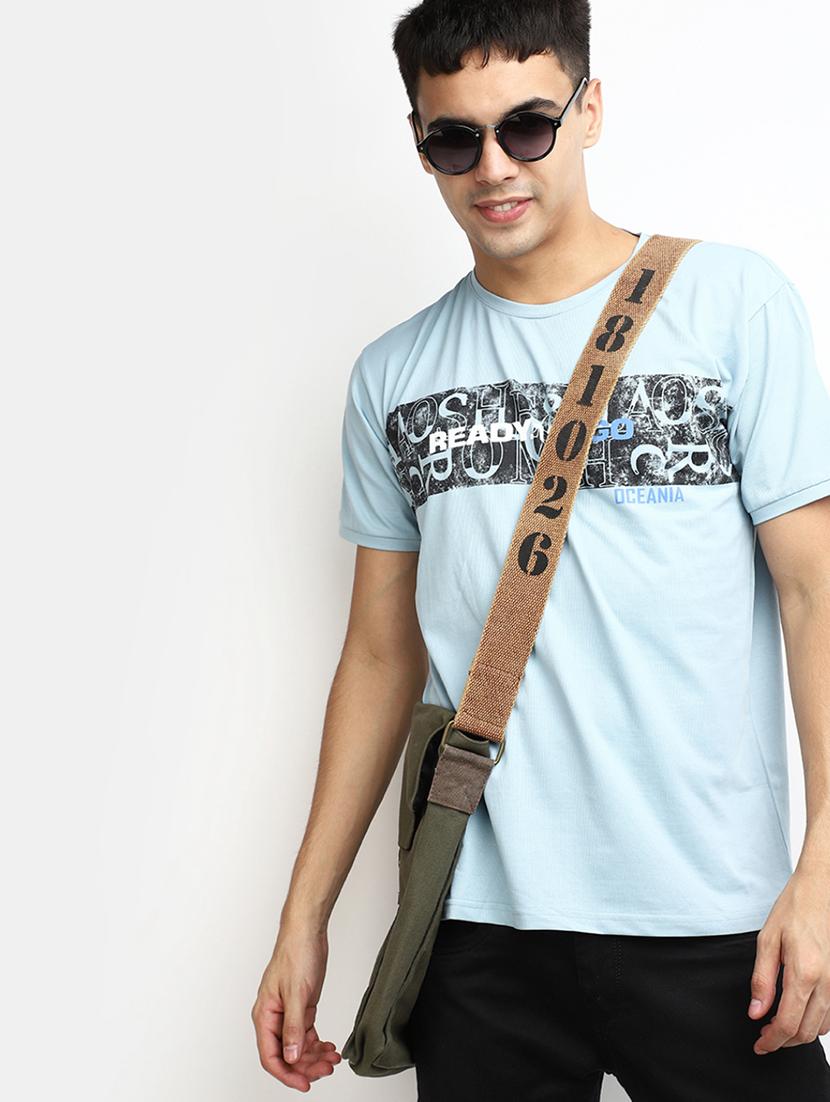 men round neck graphic regular t-shirt - 20599886 - Standard Image - 3