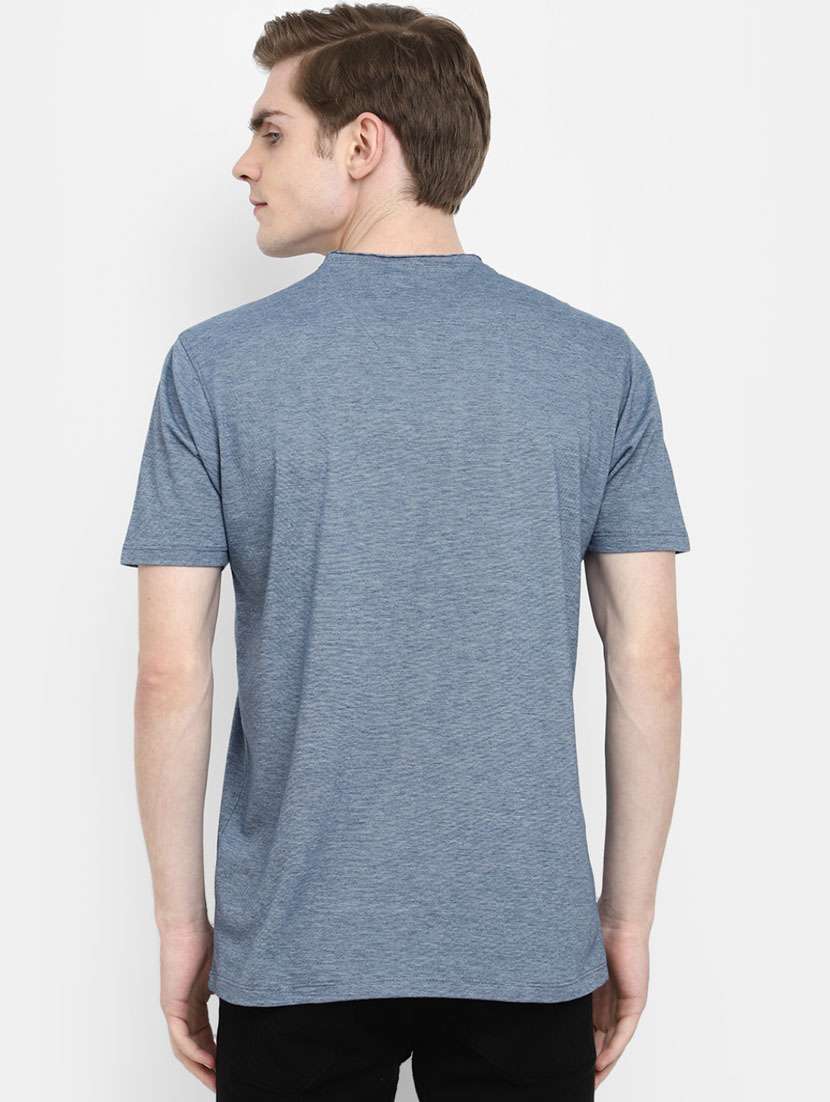 men melange short sleeve t-shirt - 20599954 -  Standard Image - 3