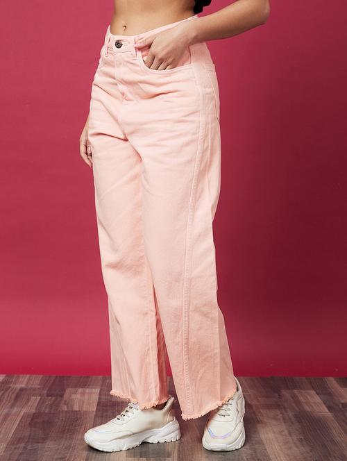 women's plain straight fit jeans - 20600216 - Standard Image - 0