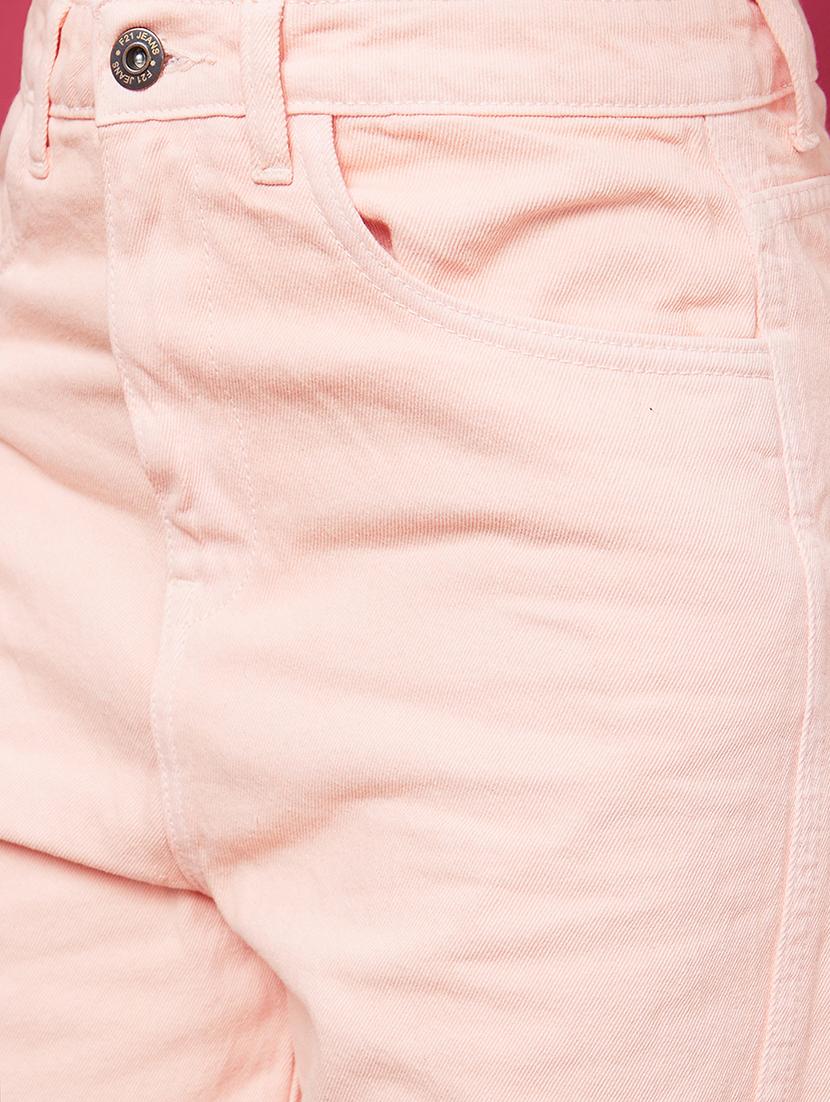 women's plain straight fit jeans - 20600216 - Standard Image - 3