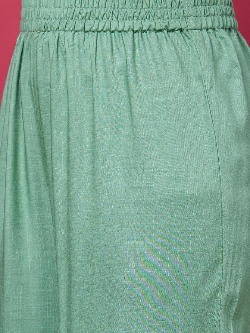 ai aqua printed kurta pant set - 20600232 - Standard Image - 3