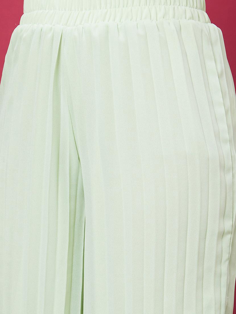 neo mint solid top and palazzos co-ord set - 20600240 - Standard Image - 5