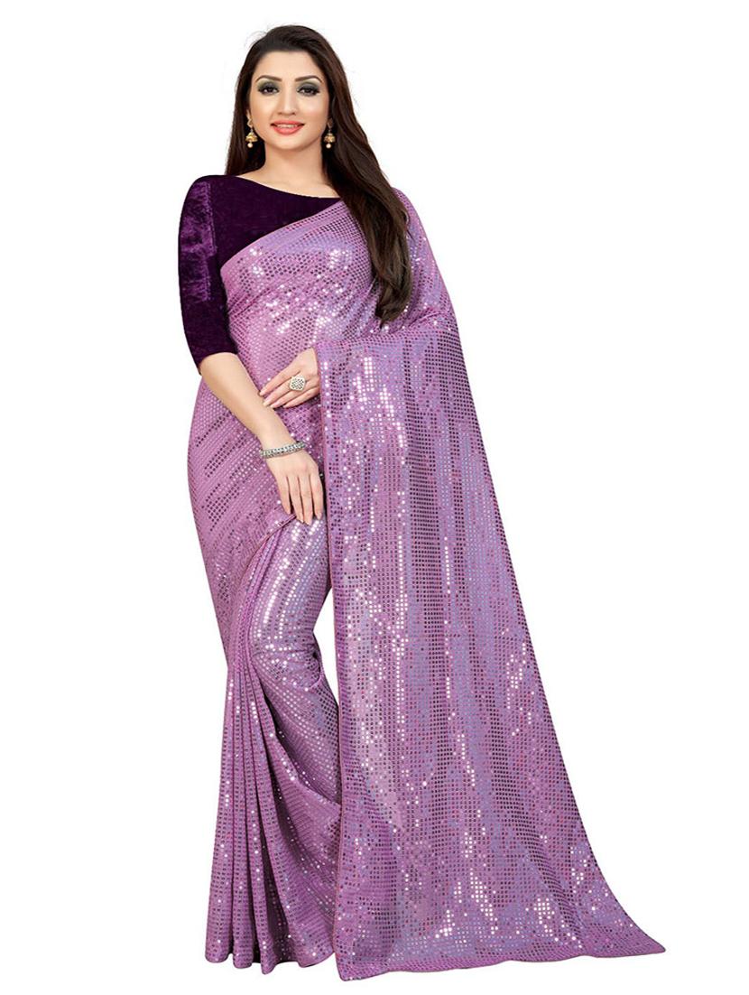 women all over sequined saree - 20601206 - Zoom Image - 0