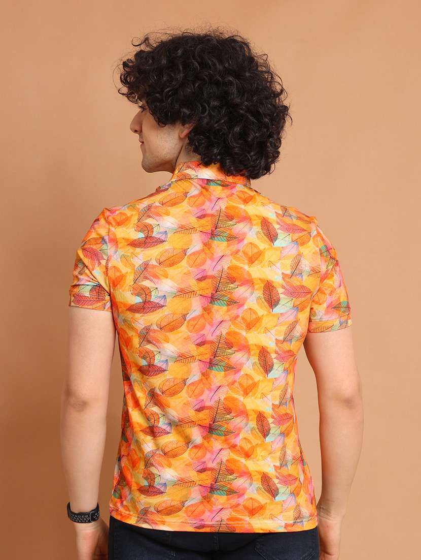 man polo neck t-shirt - 20601538 - Standard Image - 3