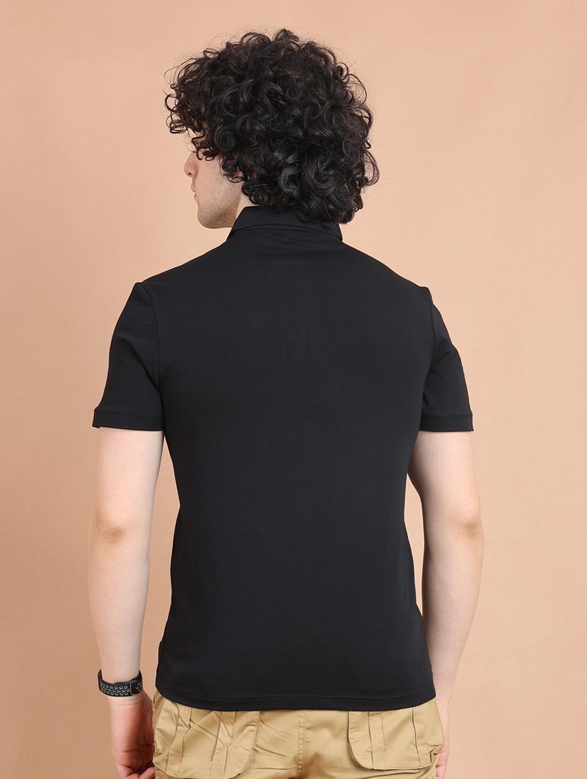 man polo neck t-shirt - 20601572 - Standard Image - 3