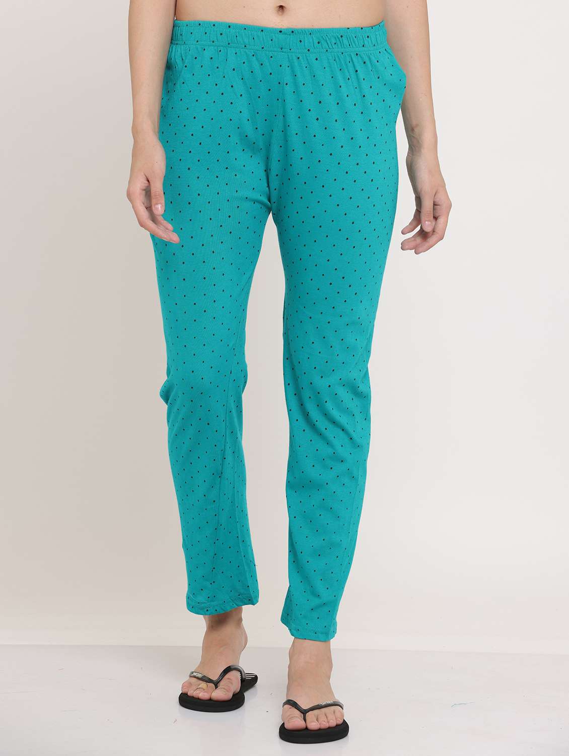 women mid rise quirky printed pajama