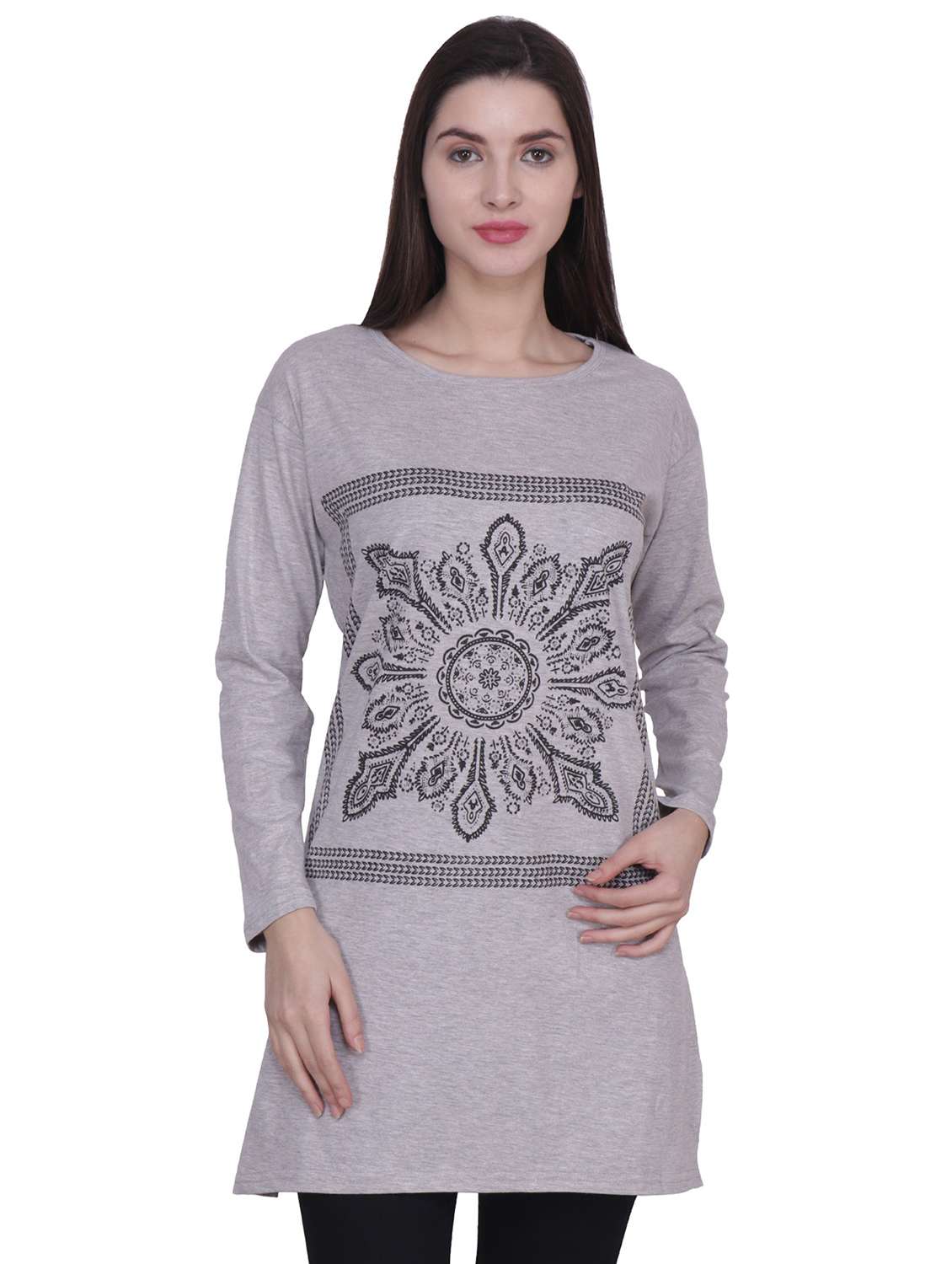 women round neck graphic printed regular t-shirt