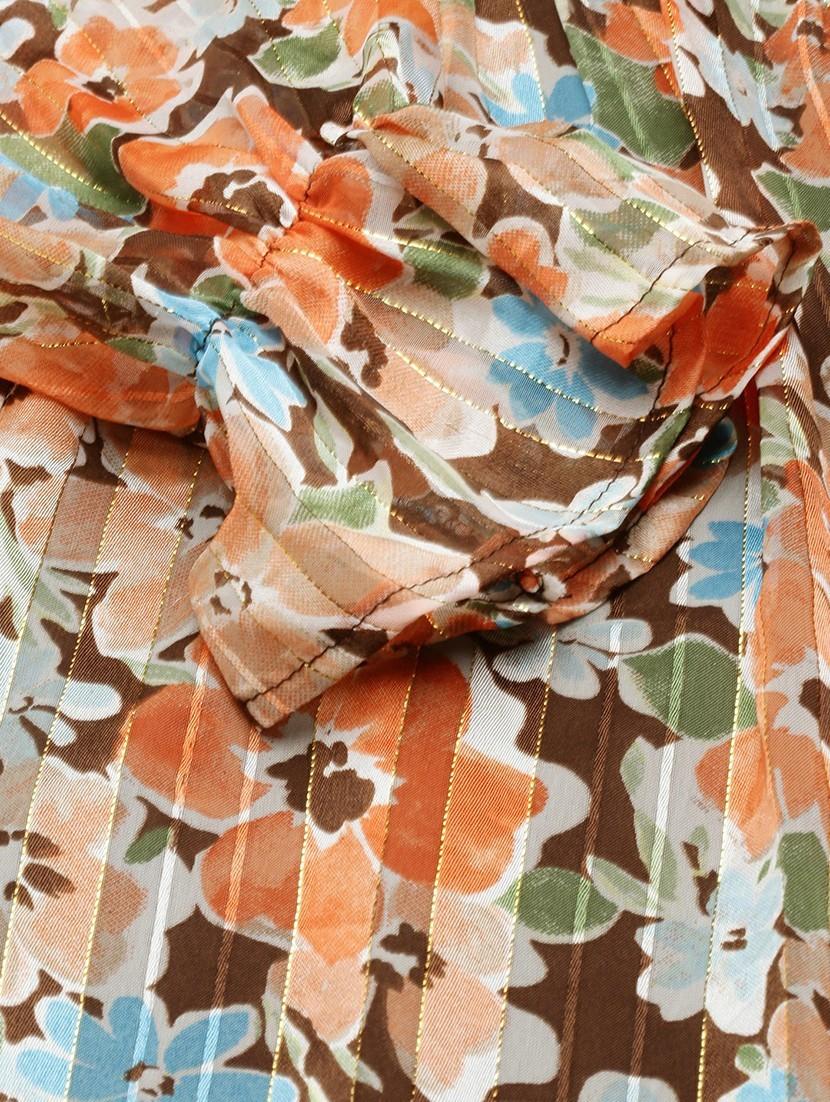 women floral print fit & flare mini dress - 20605273 - Standard Image - 8