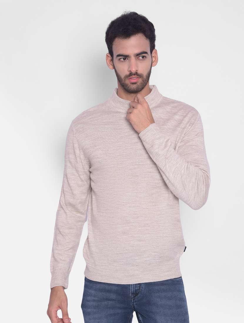 grey acrylic pullover