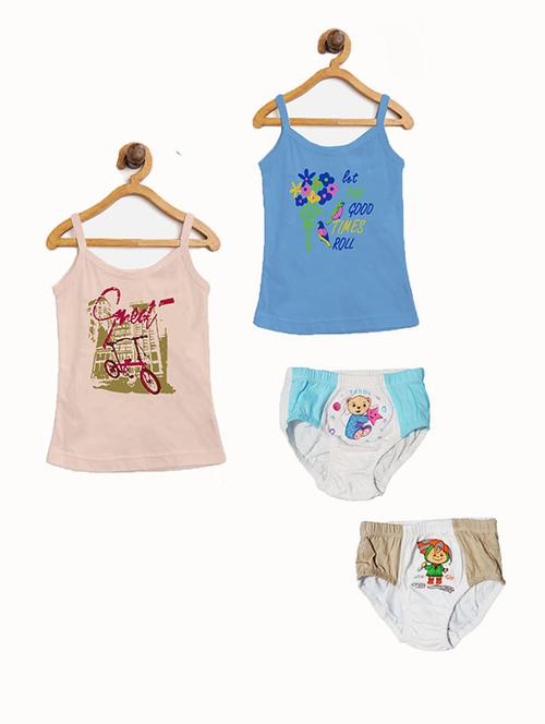 kids printed slip and brief combo - 20609664 - Standard Image - 0