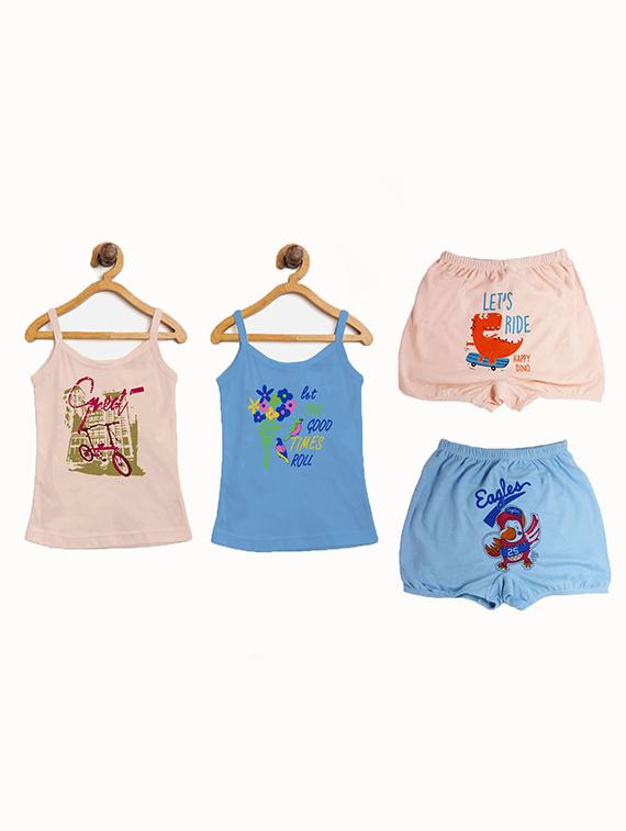 kids multi-colored slip and brief combo - 20609728 - Zoom Image - 0