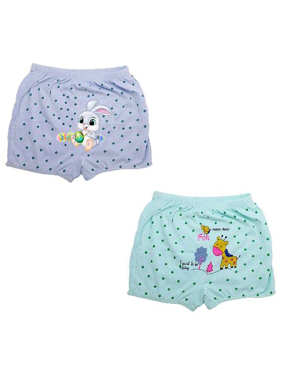 kids printed bloomers combo