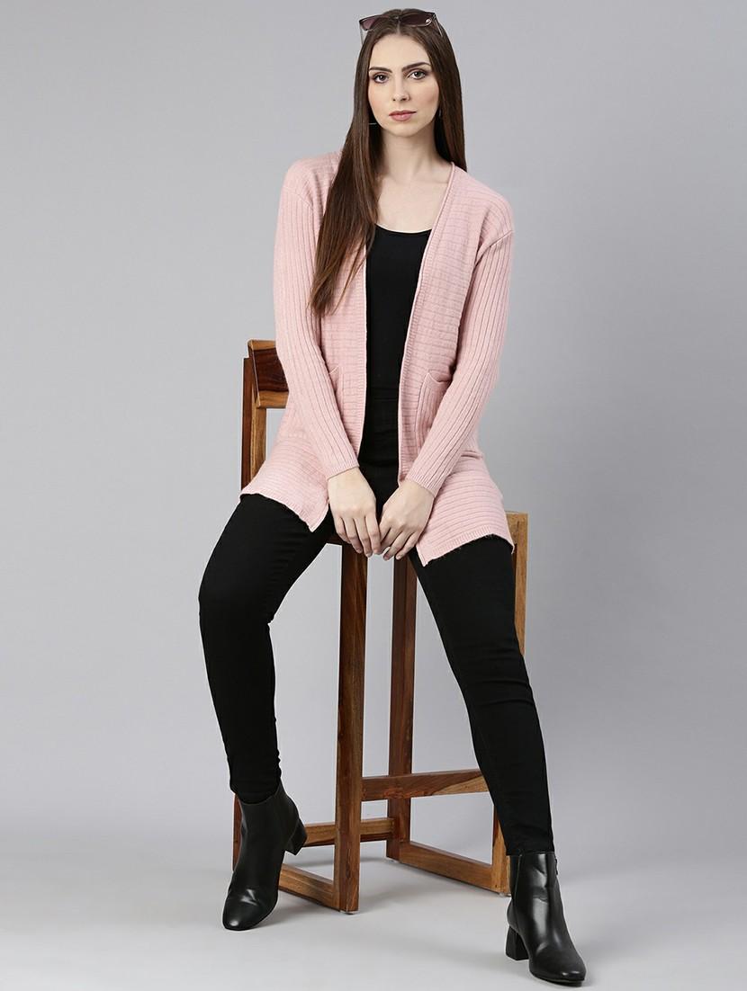 women rosewater acrylic regular shrug - 20610518 - Standard Image - 3
