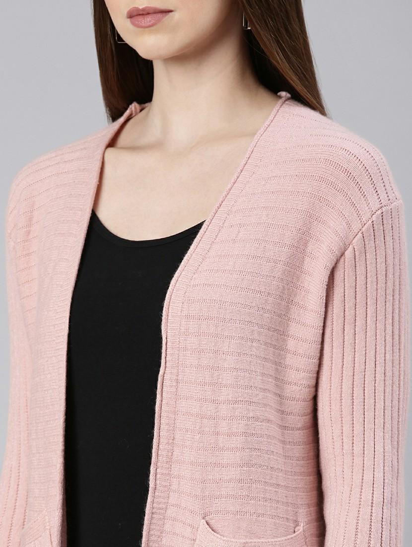women rosewater acrylic regular shrug - 20610518 - Standard Image - 5