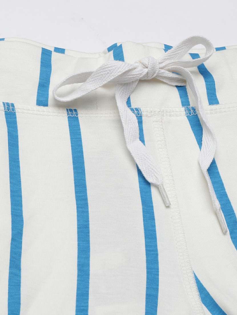 women high rise striped track pant - 20610714 -  Standard Image - 8