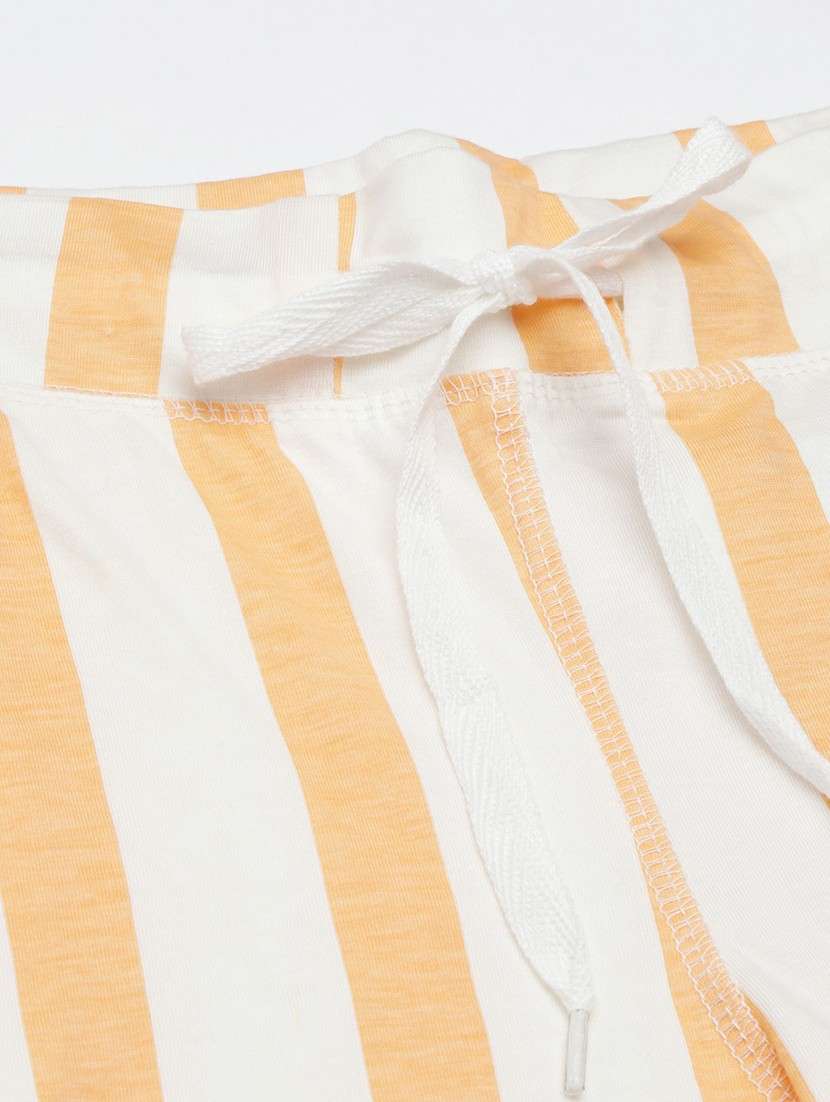 women high rise striped track pant - 20610726 -  Standard Image - 8