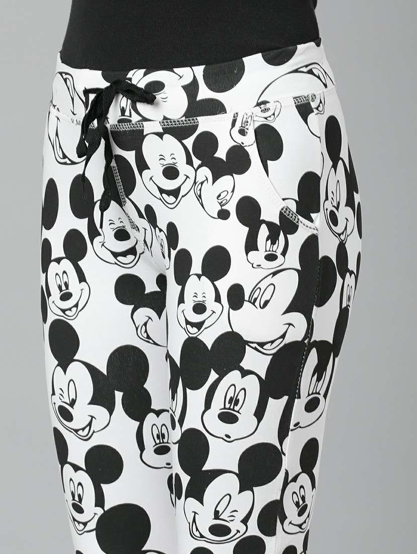 women high rise quirky printed track pant - 20610729 -  Standard Image - 5