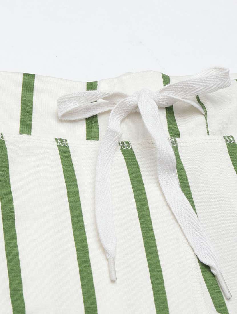 women high rise striped track pant - 20610730 -  Standard Image - 8