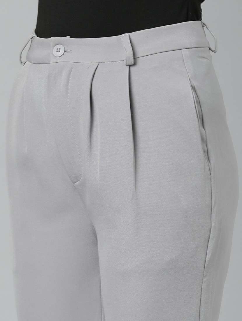 grey cotton trousers - 20610872 -  Standard Image - 5